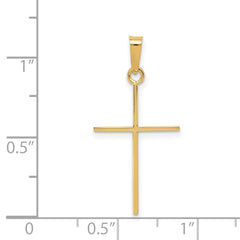 14k Cross Pendant - 18