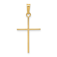 14k Cross Pendant - 18