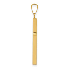 14k Cross Pendant - 12