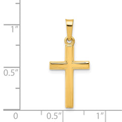 14k Polished Latin Cross Pendant - 5
