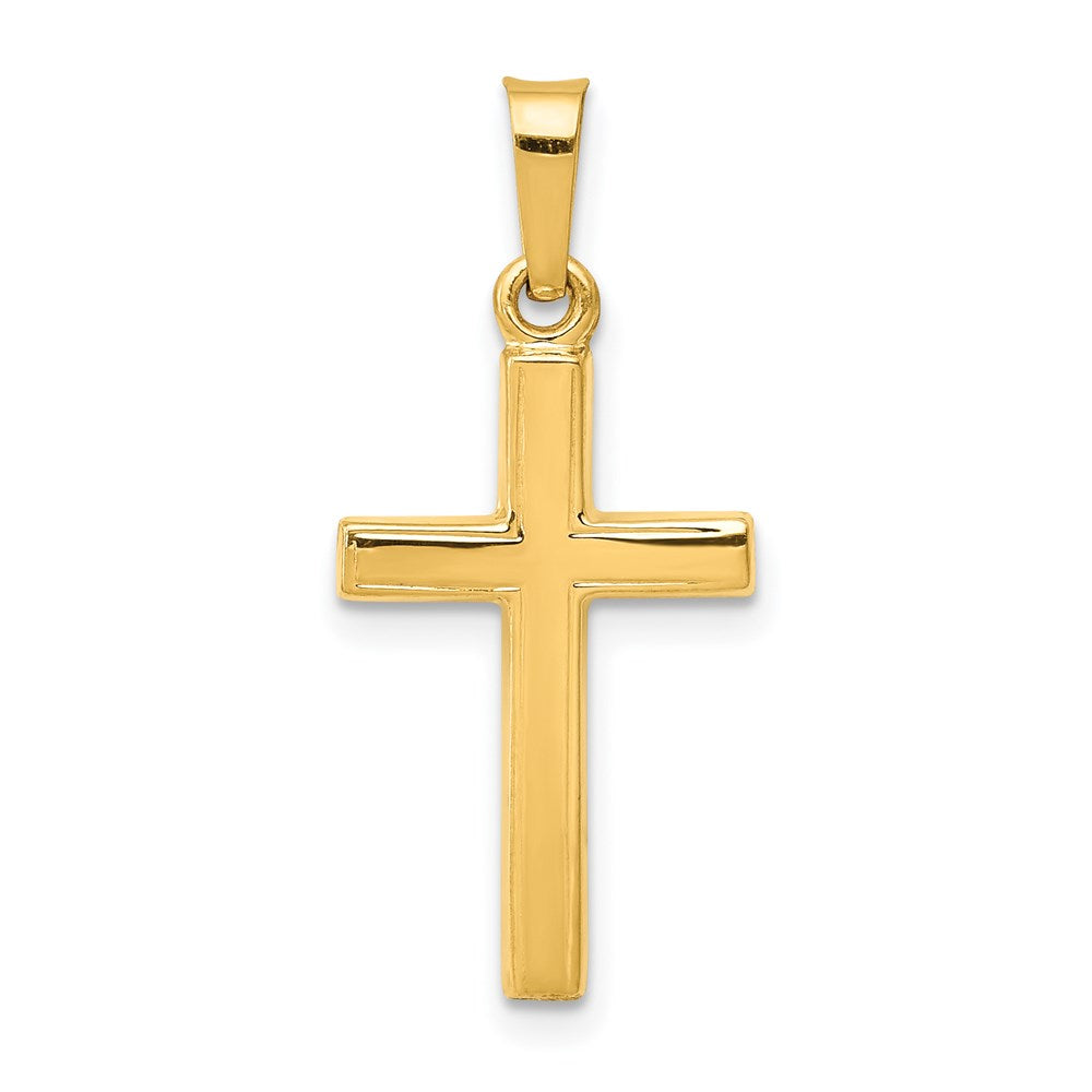 14k Polished Latin Cross Pendant - 5