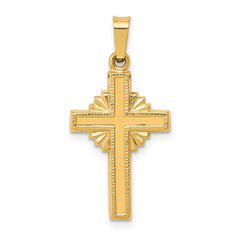 14k Polished Celtic Cross Pendant - 3