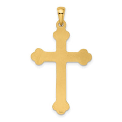 14k Budded Cross Pendant - 5