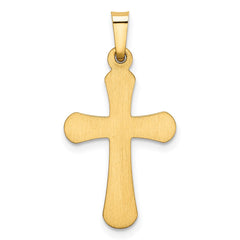 14k Polished Rounded Cross Pendant - 2