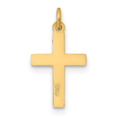 14k Small Cross Charm