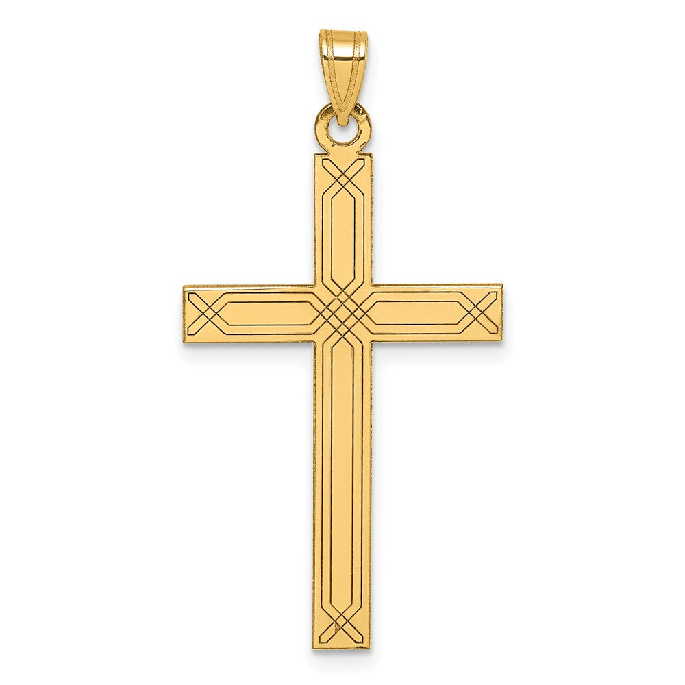 14k Cross Pendant - 6
