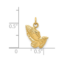 14k Praying Hands Charm - 4