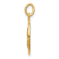 14k Matka Boska Medal Charm - 4