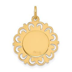 14k Infant of Prague Medal Charm - 3