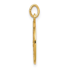 14k Guardian Angel Medal Charm - 2