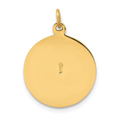 14k Saint Patrick Medal Charm - 2