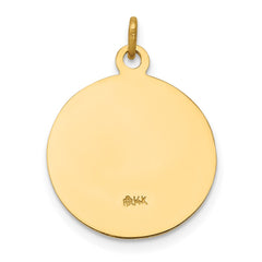 14k Saint Gerard Medal Charm - 2