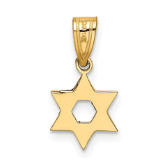 14k Star of David Pendant - 8