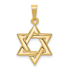 14k Star of David Pendant - 3
