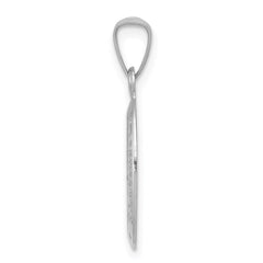 14k White Gold Saint Christopher Medal Charm - 3