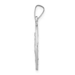 14k White Gold Miraculous Medal - 2