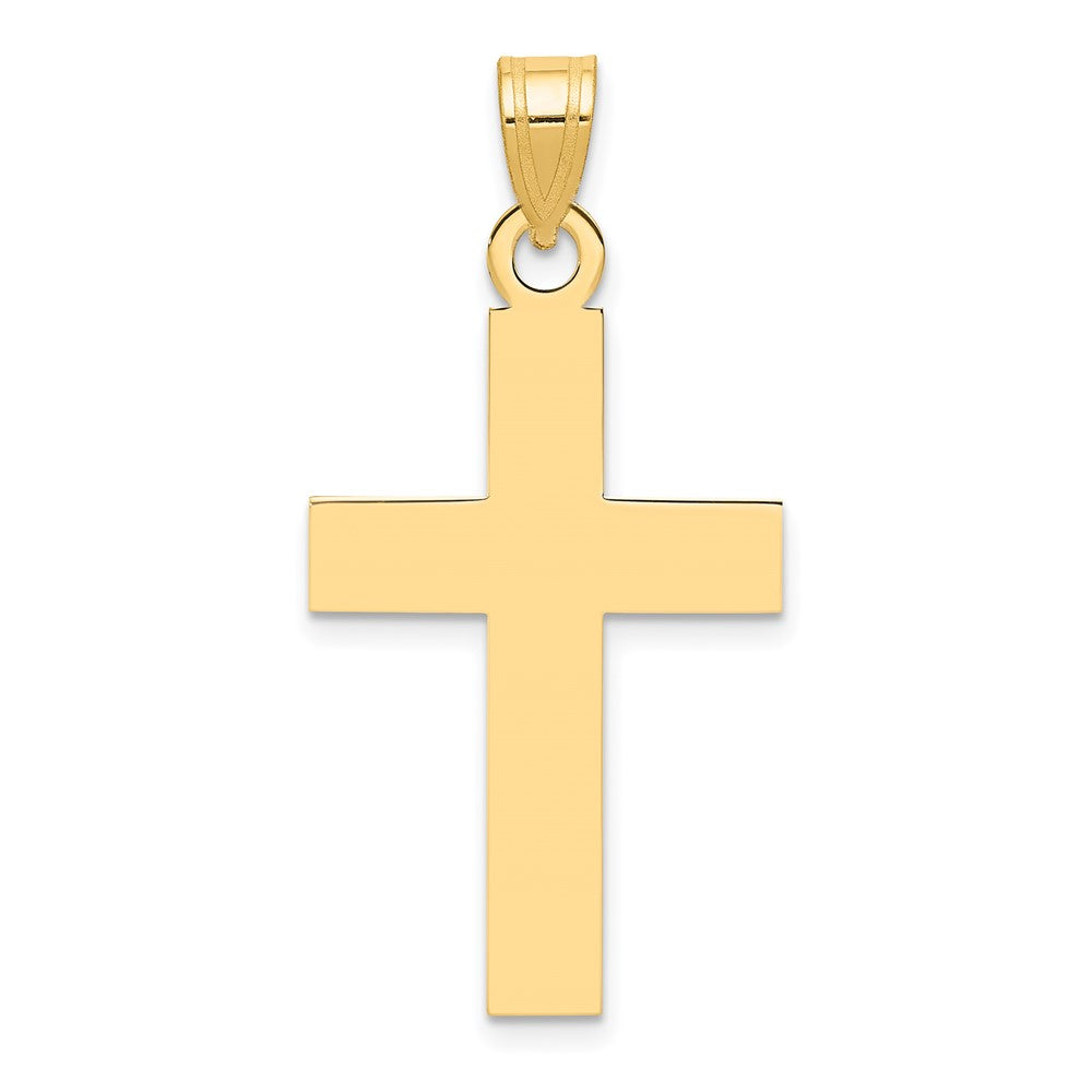 14k Polished Cross Charm - 4
