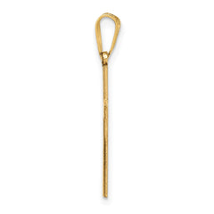 14k Cross Charm - 4