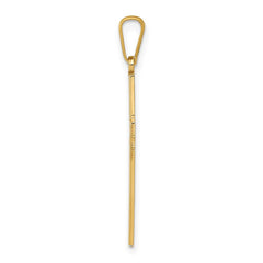 14k Cross Pendant - 7