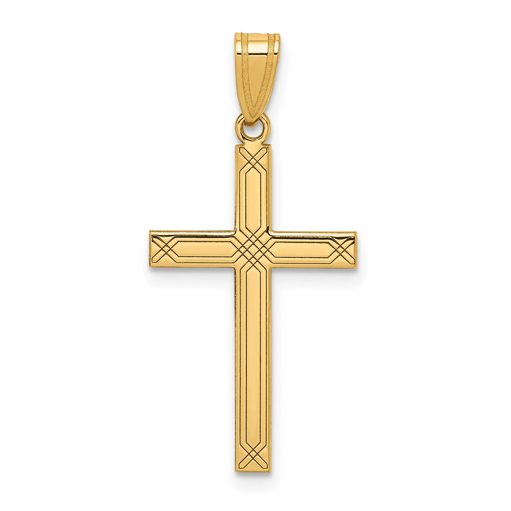 14k Cross Pendant - 7