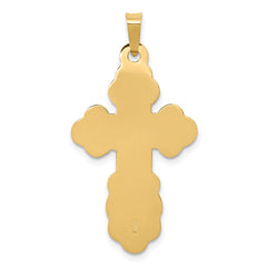 14k Eastern Orthodox Cross Pendant - 3