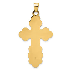 14k Eastern Orthodox Cross Pendant - 4