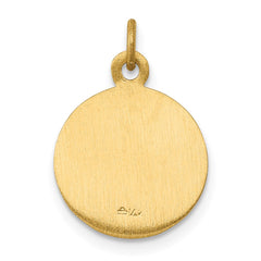 14k Saint George Medal Charm - 2