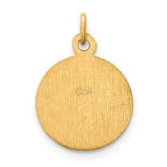 14k Saint Peter Medal Charm - 2