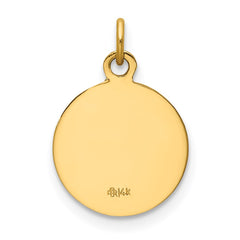 14k Saint Roch Medal Charm - 2