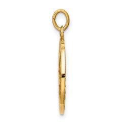 14k Matka Boska Medal Charm