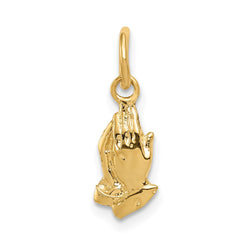 14k Praying Hands Charm - 3