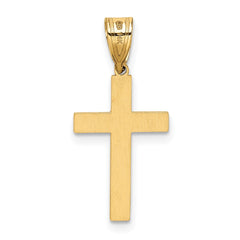 14K Laser Designed Cross - 4