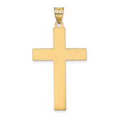 14K Laser Designed Cross - 2