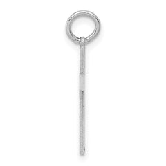 14K White Gold Laser Designed Cross Charm - 6