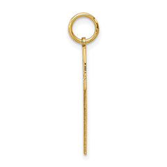 14K Laser Designed Cross Pendant - 10