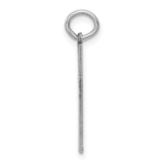 14K White Gold Laser Designed Cross Pendant - 3
