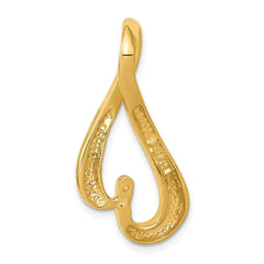 14k Fancy Peg-Set Diamond Slide Mounting Fits up to 6mm Regular/Fancy/Reversible Omega - 2