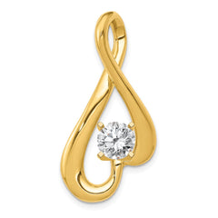 14k Fancy Peg-Set Diamond Slide Mounting Fits up to 6mm Regular/Fancy/Reversible Omega - 2
