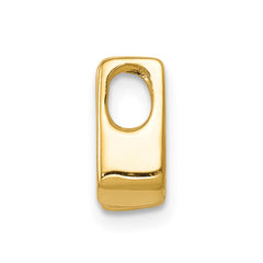 14k Complete AA 3.75mm Diamond Slide Fits up to 2mm Regular/3mm Fancy or Reversible Omega
