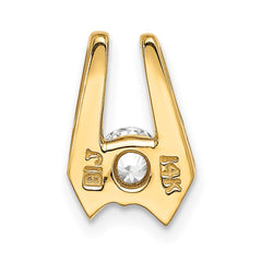 14k Holds 4.5mm Stone Slide Mounting Fits up to 2mm Regular/3mm Fancy or Reversible Omega - 2