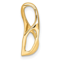 14k Peg-Set Diamond Slide Mounting Fits up to 2mm Regular/6mm Fancy or Reversible Omega - 2