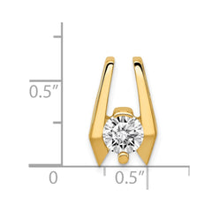 14k Holds 5.75mm Stone Slide Mounting Fits up to 2mm Regular/5mm Fancy or Reversible Omega