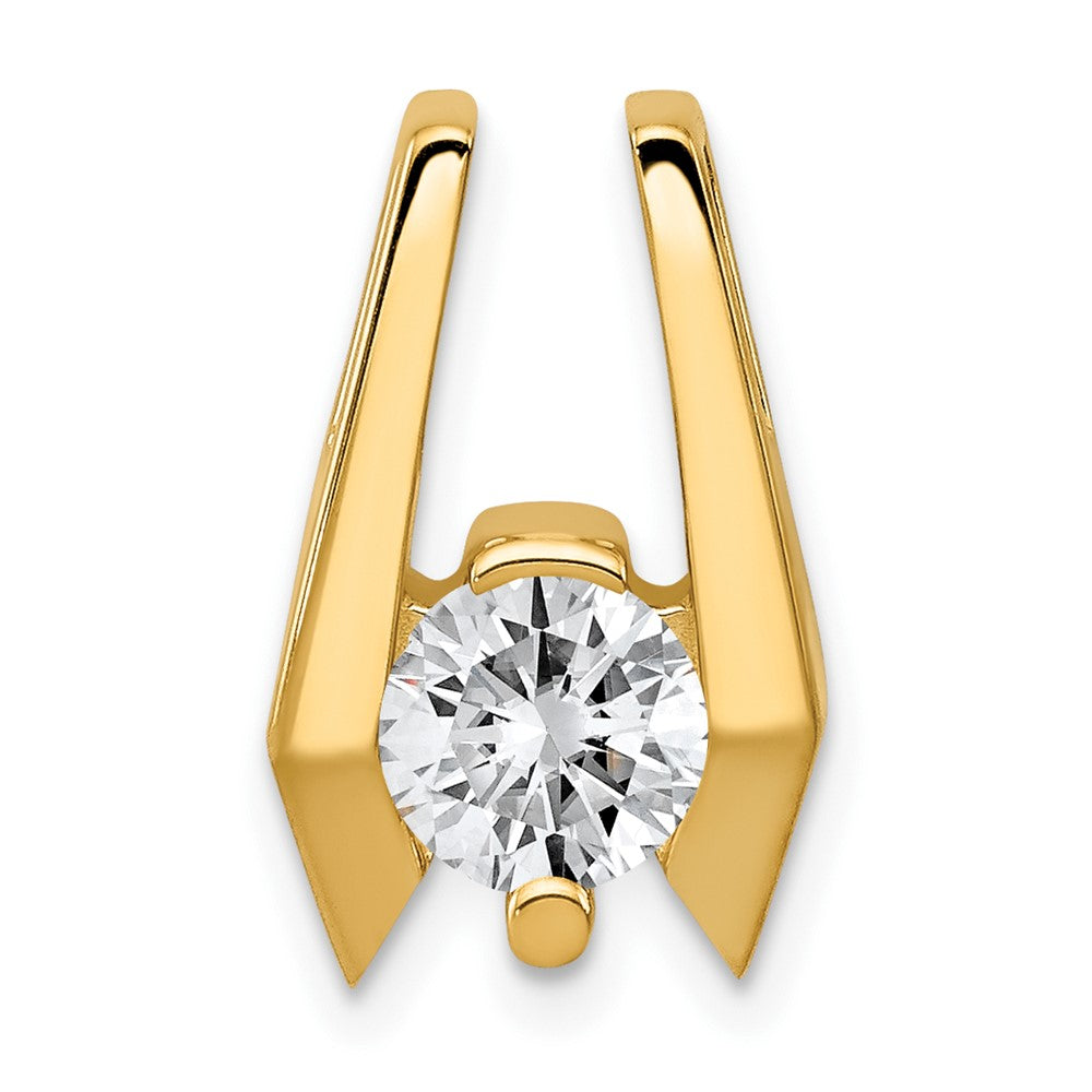14k Holds 5.75mm Stone Slide Mounting Fits up to 2mm Regular/5mm Fancy or Reversible Omega