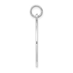 Sterling Silver Rhodium-plated Medical Jewelry Pendant - 12