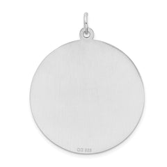 Sterling Silver Rhodium-plated Medical Jewelry Pendant - 15
