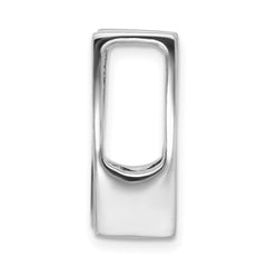 14k White Gold Holds 7.5mm Stone Slide Mounting Fits up to 8mm Regular/10mm Fancy or Reversible Omega