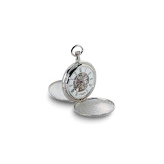 Charles Hubert Chrome-finish White Dial Pocket Watch - 7