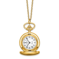 Ladies Charles Hubert Polished Gold-finish Brass Pendant Watch