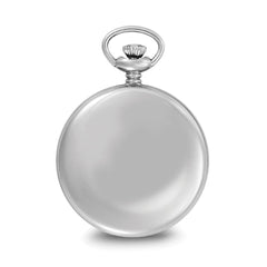 Charles Hubert Stainless Steel Open Face Pocket Watch - 3