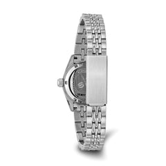 Ladies Charles Hubert Stainless Steel 26mm Black Dial Watch